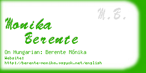 monika berente business card