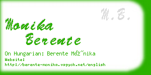 monika berente business card